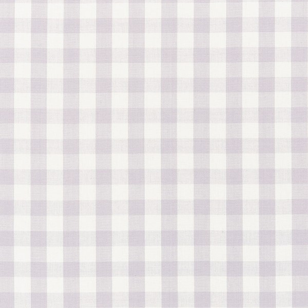 Elton Cotton Check - Lilac Fabrics | Schumacher